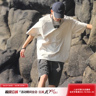 上衣男青少年轻薄半袖 透气速干凉感T恤 夜跑反光条短袖 吕小虎夏季