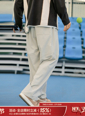 吕小虎ACTUP 美式街头防泼水休闲长裤男士春季ins潮流耐磨直筒裤
