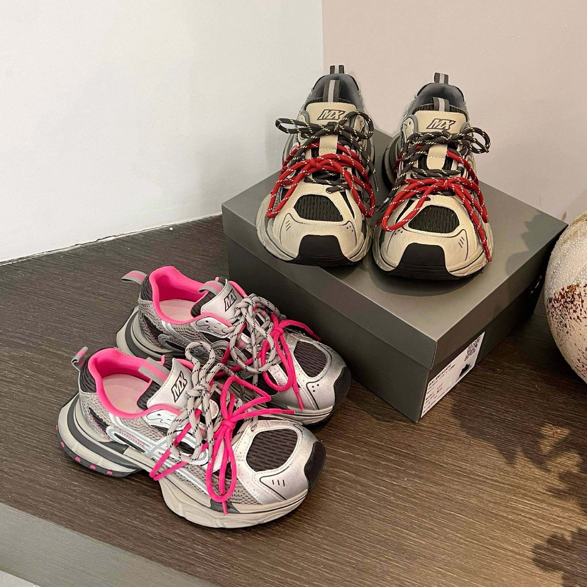 新款厚底增高复古休闲风绑带老爹鞋女鞋运动鞋百搭透气休闲鞋,运动鞋new,老爹鞋,淘宝优惠券,粉丝福利购,淘宝优惠卷