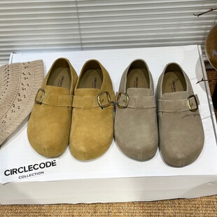 IG内增高百搭勃肯鞋全包新款春款女款爆款软底不累脚休闲鞋