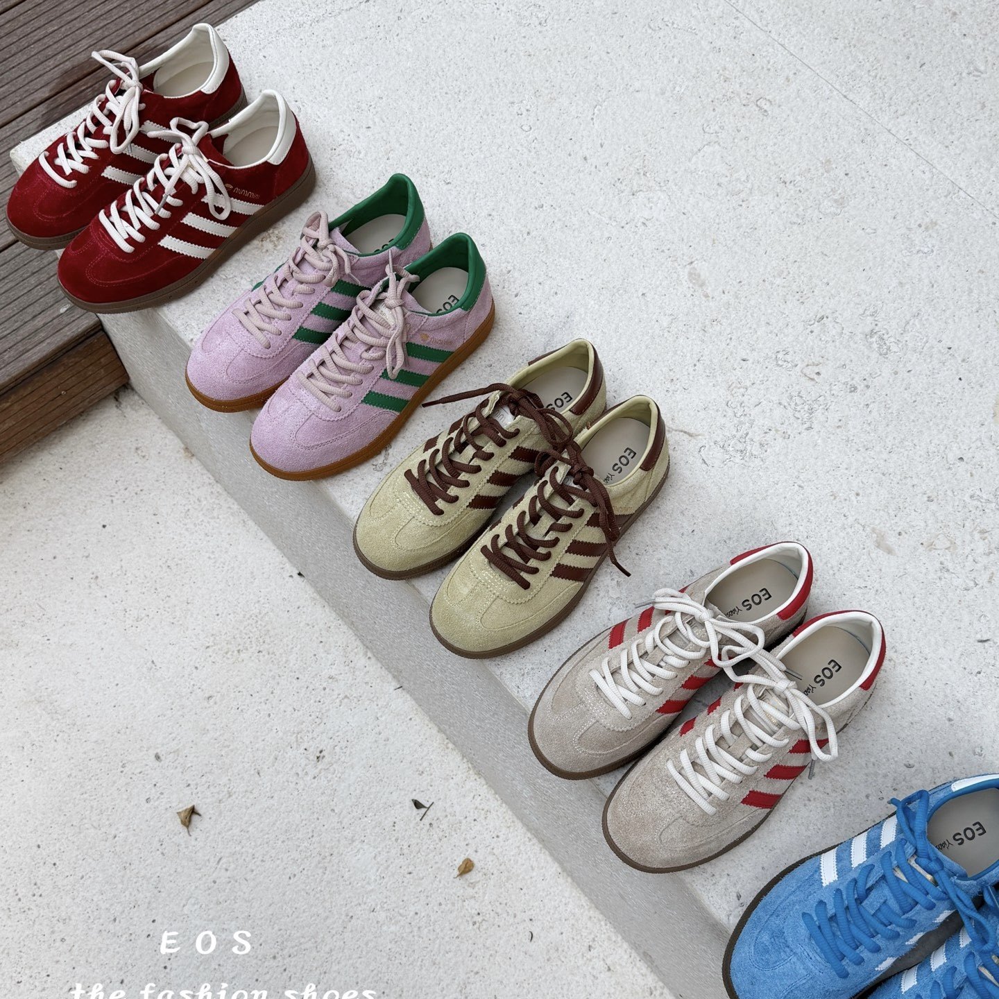 EOS早春新款复古真皮德训鞋女运动休闲鞋百搭平底阿甘鞋23720-32,运动鞋new,德训鞋,淘宝优惠券,粉丝福利购,淘宝优惠卷