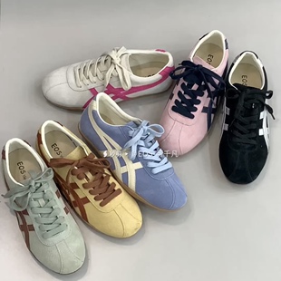 EOS新款真皮厚底增高老爹鞋女百搭休闲运动鞋9935-31