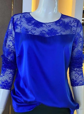 两件包邮！丽维仿丝打底衫14322！专柜正品！4129丝绒翻领 好看哦