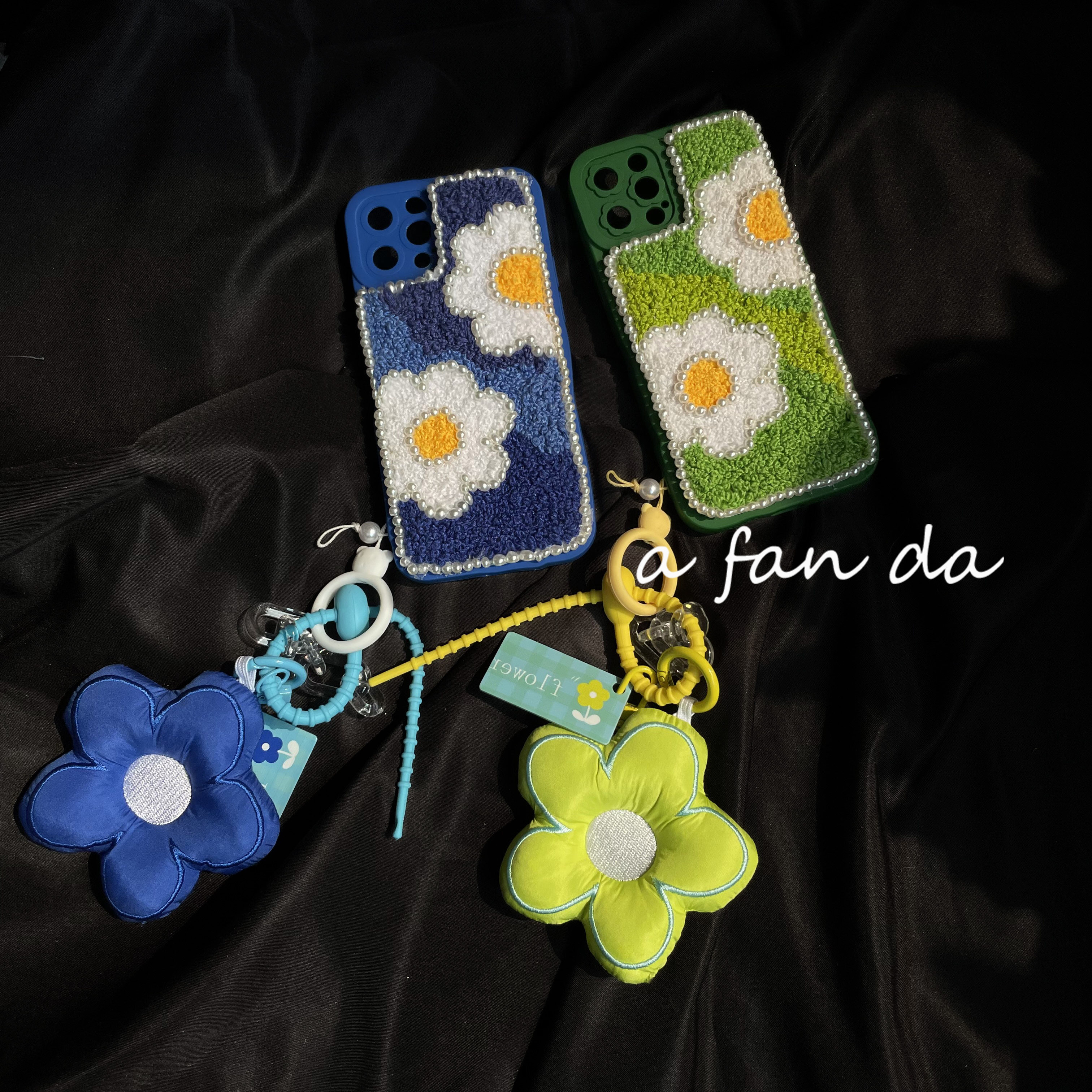 啊帆哒原创冷淡毛绒刺绣手工diy