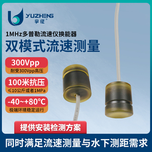 1M水声换能器DYW-1M-01N超声波多普勒流速仪探头 水下测距换能器