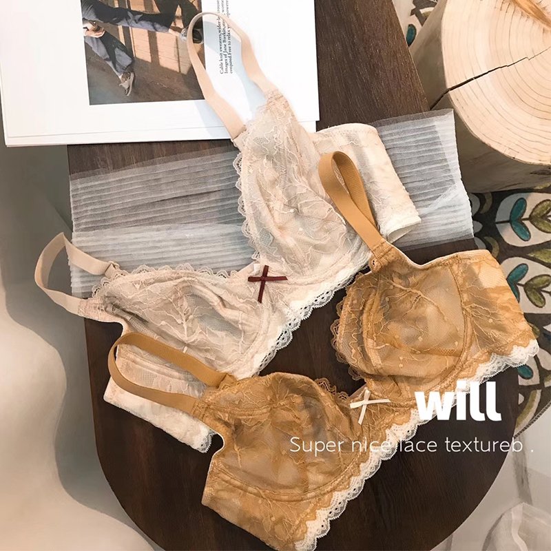 无海绵超薄大码内衣胖MM大胸显小