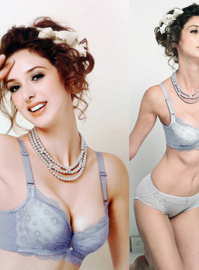 巧好9437 超厚杯型聚拢调整型文胸强侧收上托性感红色内衣36A罩杯