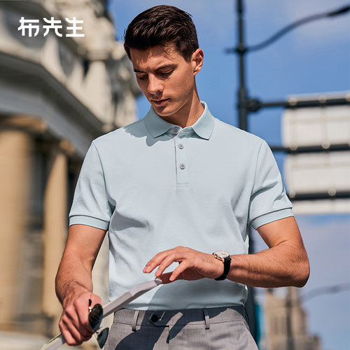 布先生夏季美式休闲POLO衫