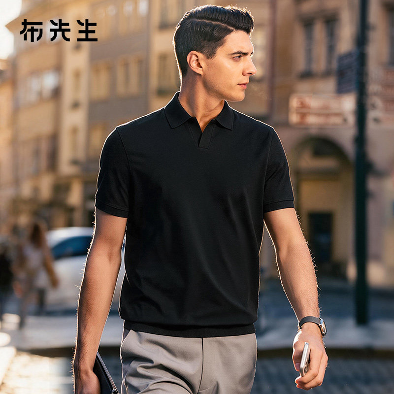 【海鸥领盛夏POLO】MrBu布先生凉感透气T恤衫夏吸汗短袖男AT17515