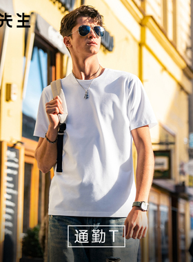 MrBu布先生抗皱通勤短袖T男夏上衣凉感速干透气索罗娜圆领GT15287