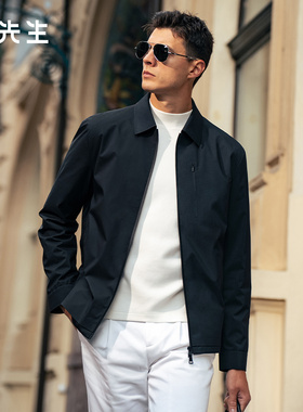 MrBu布先生翻领轻量羽绒服男2025秋冬新款抗静电夹克外套BT16981