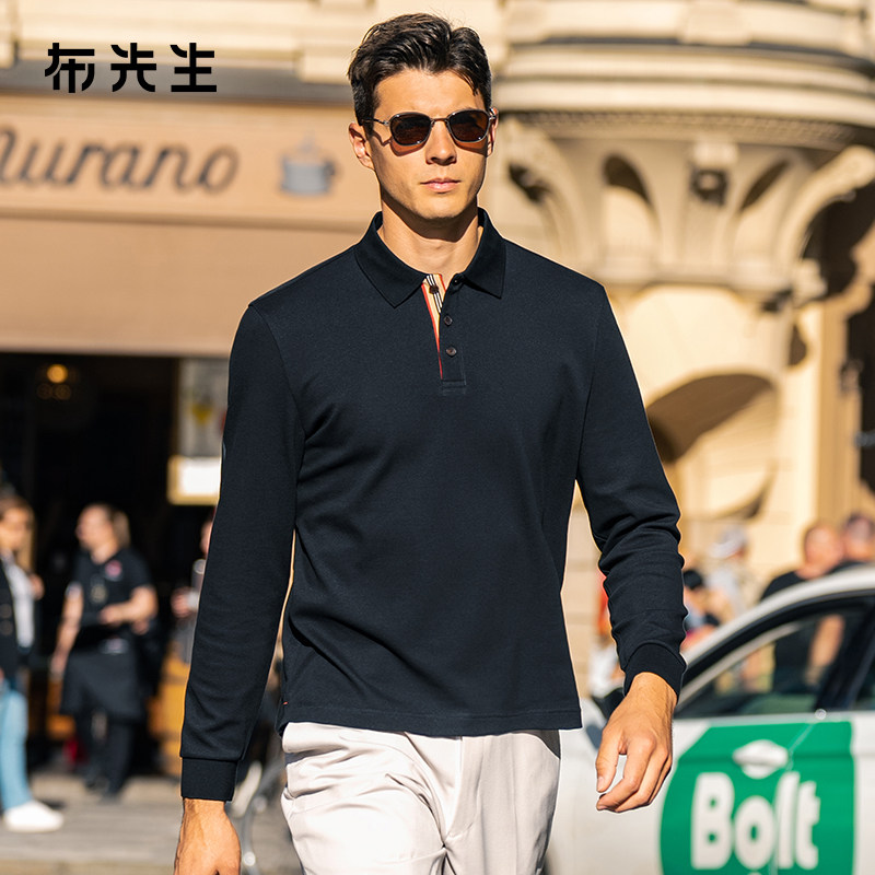MrBu布先生黑科技暖燚绒蓄热长袖秋冬撞色条纹翻领Polo男BT15320,男装,Polo衫,淘宝优惠券,粉丝福利购,淘宝优惠卷