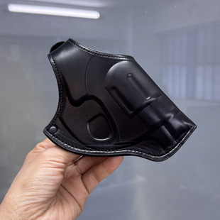 模立方M36左轮皮质保护套牛皮腰挂道具点38模型枪套史密斯快拔套