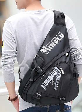 名鹿三角包 水滴包 高中学生书包 单肩后背斜挎包 休闲大单肩包