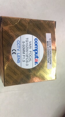 正品computar 5-50mm 1/3寸自动光圈镜头 TG10Z0513FCS原装现货