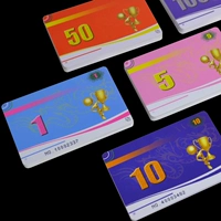 Анти -Counterfeit Кодирование прямоугольных шахмат для чип -монеты и карточная карта Mahjong Chip Card водонепроницаемый ПВХ пластик поколение Ваучерная карта