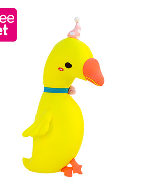 sheepet舒宠黄色呆呆鹅公仔毛绒少女ins粉色娃娃抱枕可爱生日礼物