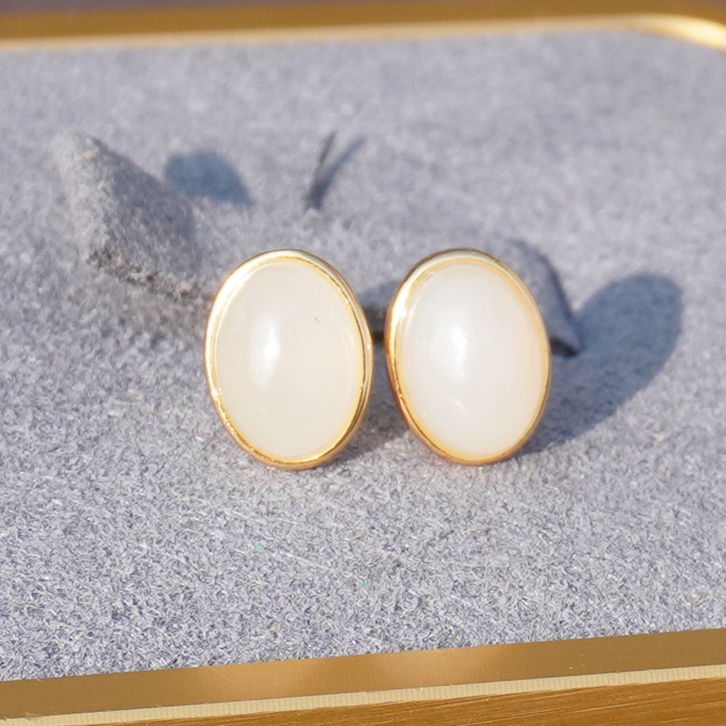 方言和田玉青海老坑料油润细腻白玉银镶玉百搭轻奢耳钉回馈玉友A6,珠宝/钻石/翡翠,耳饰,淘宝优惠券,粉丝福利购,淘宝优惠卷