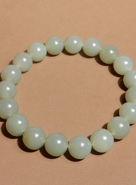 方言男女和田玉蓝色调手链