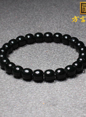 方言和田玉新疆塔县黑青手串手链