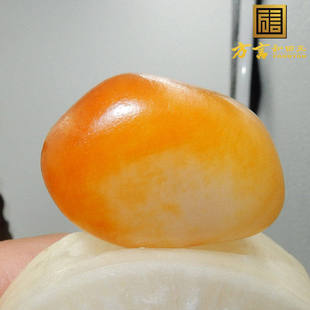 方言镇店之宝玉龙河罕见珍稀名品面包籽料金包银羊脂玉原石玩料F