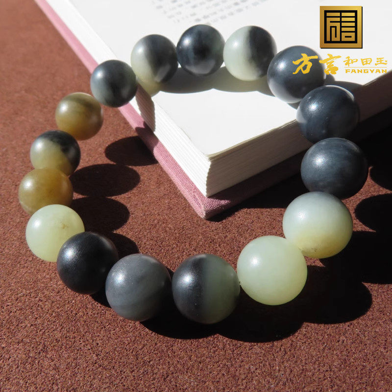 放巨漏大漠古风楼兰三色玉