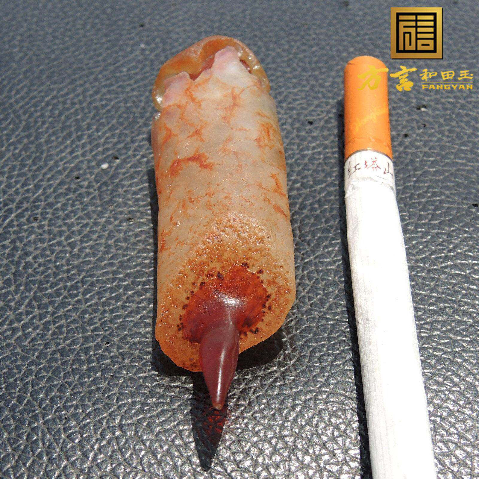 超重磅放巨漏阿拉善地表花玛瑙红芯立体象形籽料玩料原石手把件R