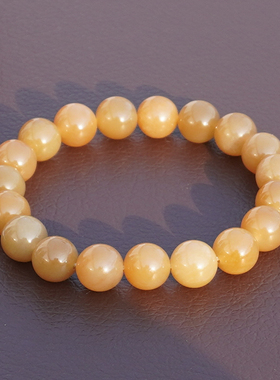 方言和田玉金山矿冰底细腻黄糖玉