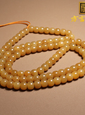 新疆且末黄金糖糖玉老型珠手串