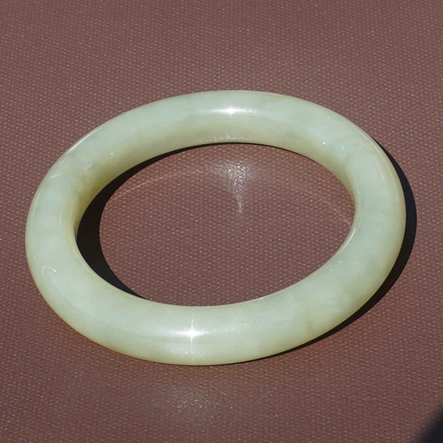 和田玉新疆油润高脂青黄口料手镯