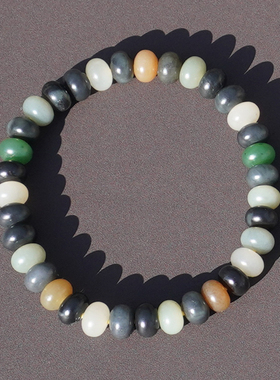 方言和田玉新疆青花楼兰多宝手串