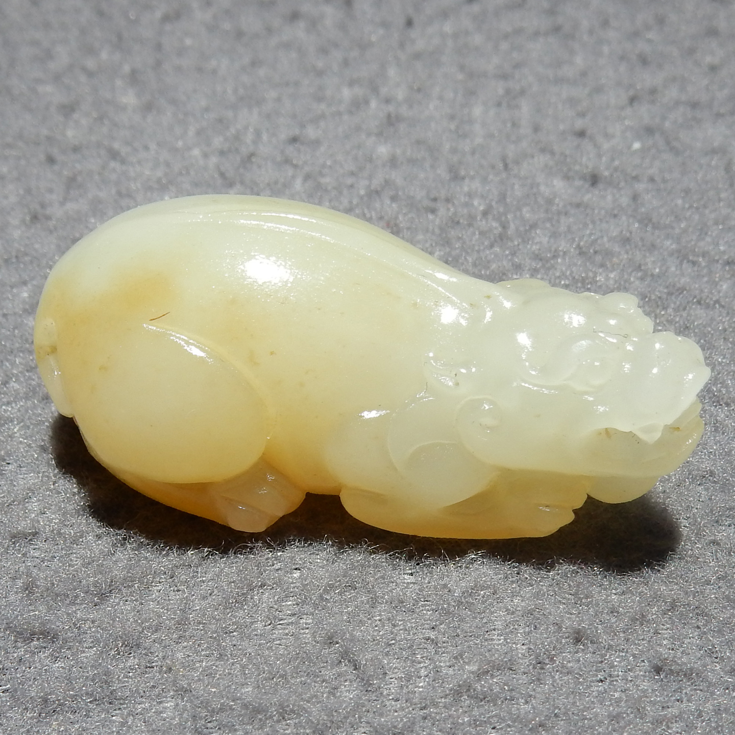 抢疯了方言和田玉珍藏级新疆高脂油润且末料糖白玉貔貅吊坠挂件O8