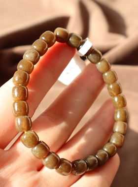 新疆温润且末老红糖7mm直切手串