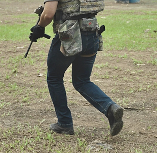 回马枪防务K-01高弹力外勤牛仔裤