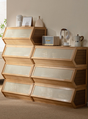 书架落地置物架书柜子家用儿童客厅实木简易展示柜卧室靠墙杂物柜