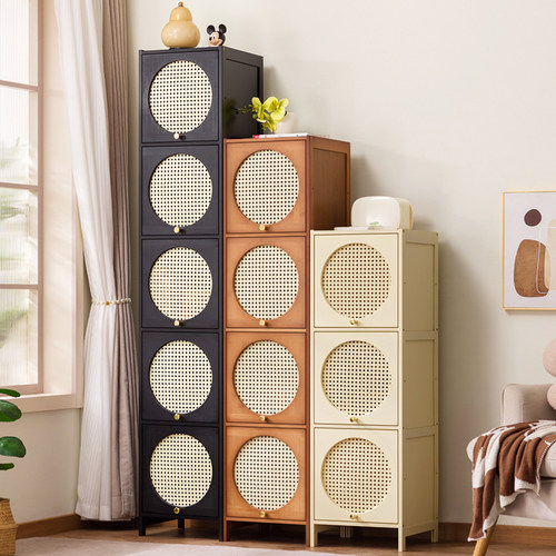 十一维度圆形翻门窄书架