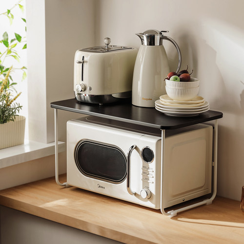 厨房置物架微波炉架子烤箱电饭煲收纳支架家用台面桌面多功能架子