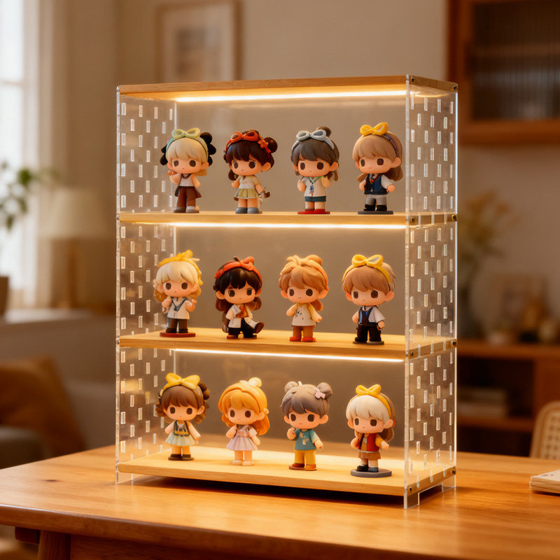 十一维度亚克力洞洞板桌面置物架