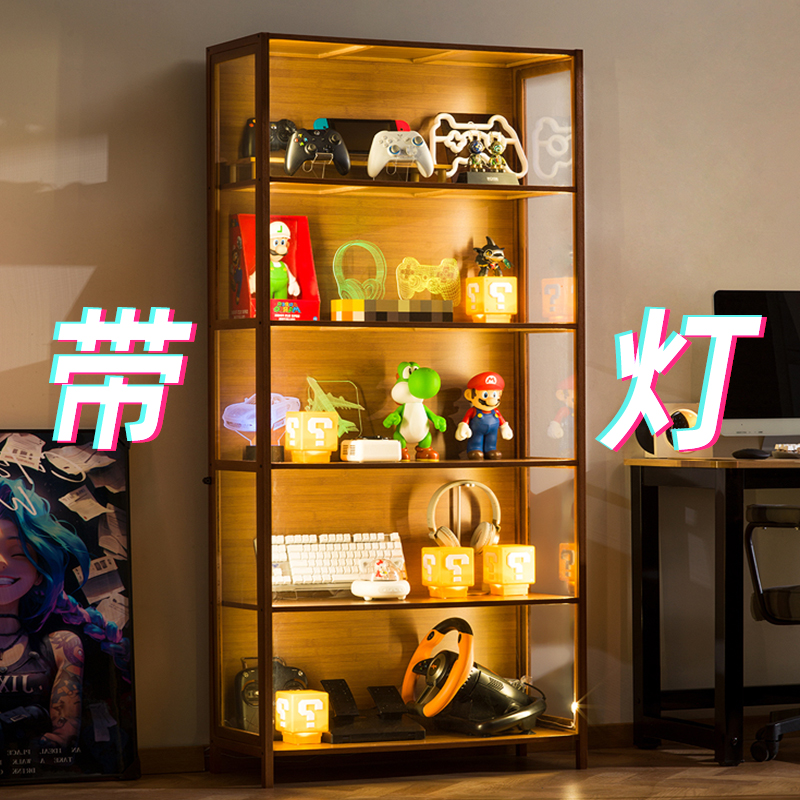 十一维度带灯透明展示柜