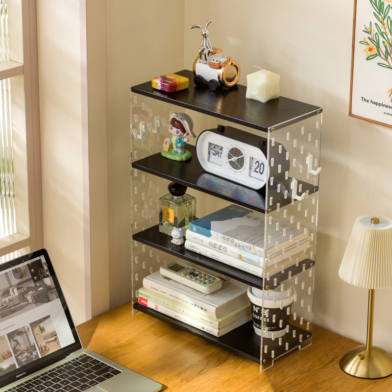 十一维度亚克力洞洞板桌面置物架