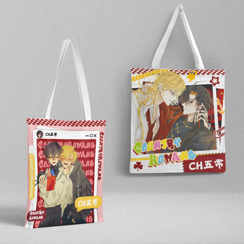 CH五常帆布袋 36x39cm 加厚耐磨单肩手提学生书包INS风购物袋子