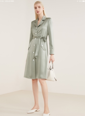 专柜正品春夏时尚优雅N30A0403恩曼琳女风衣4580元