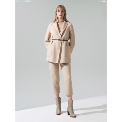 专柜正品秋冬时尚气质收腰N646201B卡洛琳上衣5880元