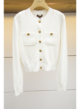 专柜正品秋冬时尚单排扣O143402D卓雅针织衫两件套3680元