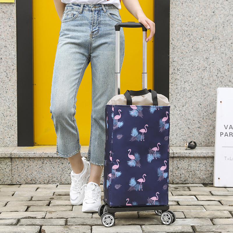 防水布料折叠保鲜保温买菜小拉车