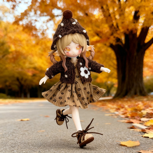 8分bjd12分ob11娃衣服潘妮邦倪兔阿巳体可动人偶娃娃盲盒秋冬裙子