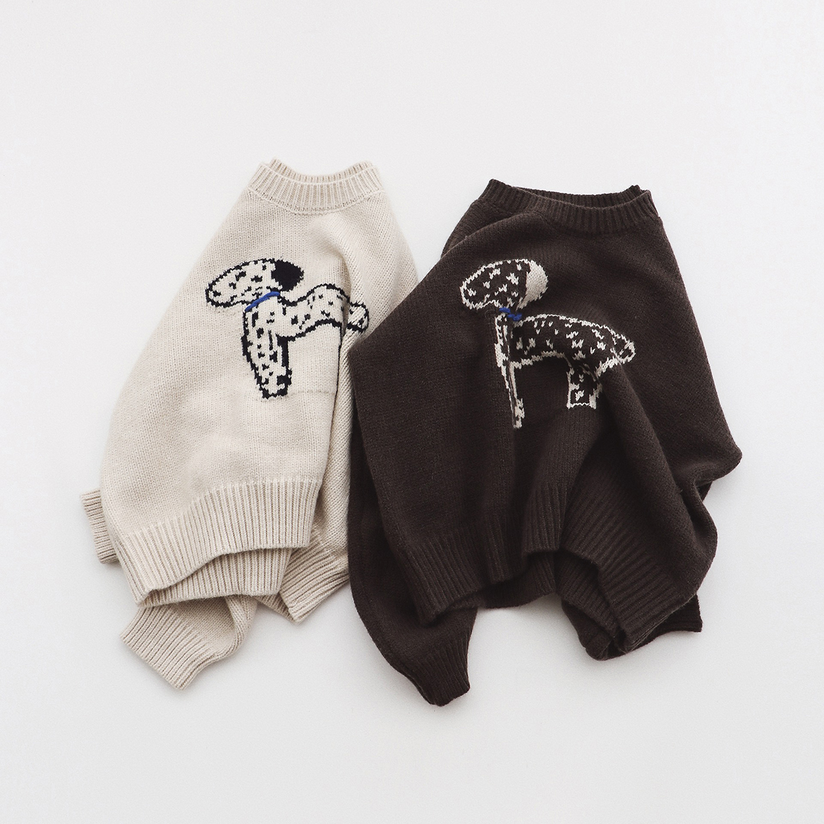 减龄短款小狗卡通上衣韩系宽松