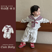 ins秋季 两件套洋气卫衣卫裤 套装 婴幼儿男宝宝2025韩版 A类秋装 衣服