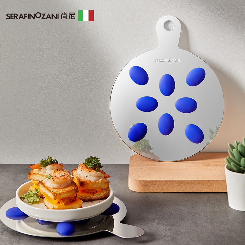 尚尼意大利进口隔热垫餐桌垫耐高温硅胶碗盘垫不锈钢锅防烫垫板