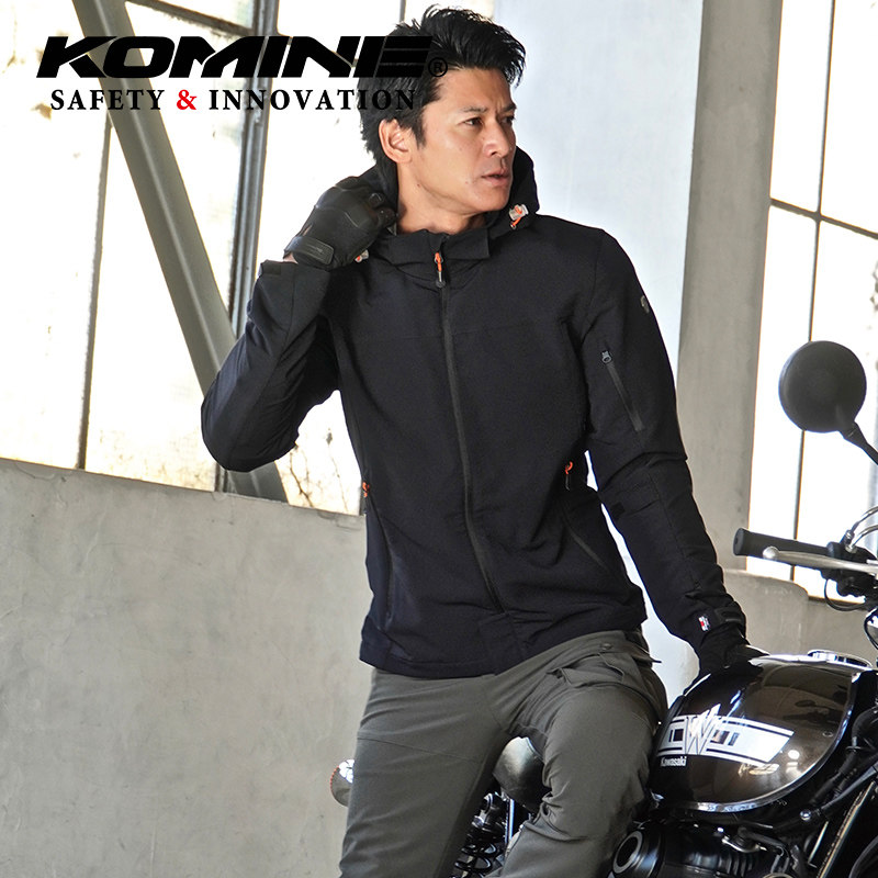 komine 春夏薄款速干微弹力男女骑士夹克 摩托防水骑行服JK-1593